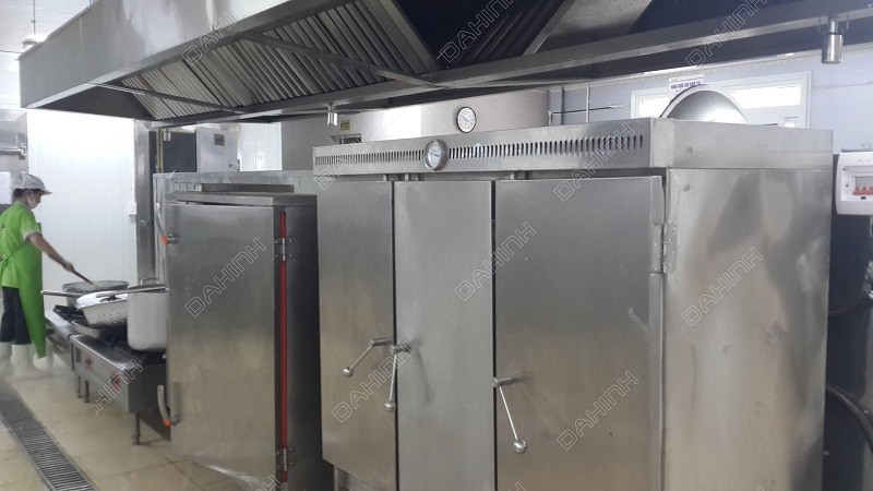 Sản xuất hệ thống chụp hút mùi inox cho khu bếp công nghiệp theo yêu cầu