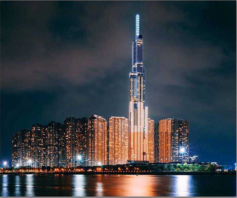 Landmark 81 là công trình kiến trúc bằng thép cao nhất và nổi tiếng nhất Việt Nam
