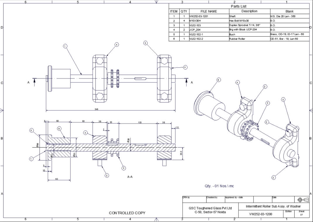 Lý thuyết bài Bài 10 Thực hành lập bản vẽ chi tiết của sản phẩm cơ khí đơn  giản  Lib24Vn