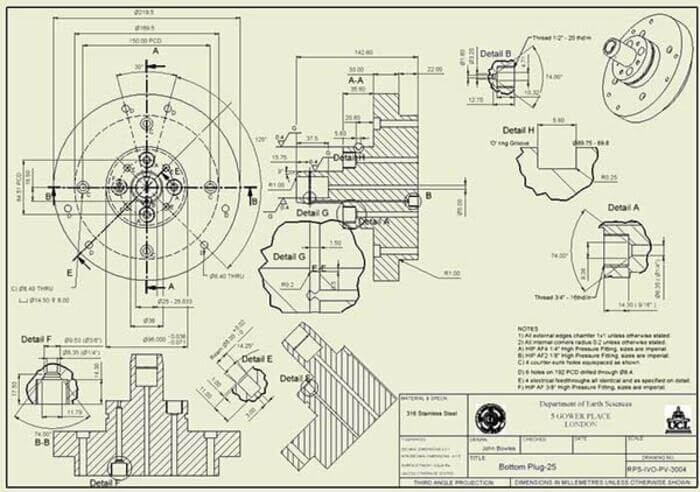 Hướng dẫn cách đọc bản vẽ cơ khí chi tiết A-Z 19